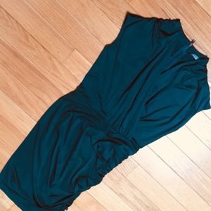 ANDREW MARC DARK TEAL DRESS